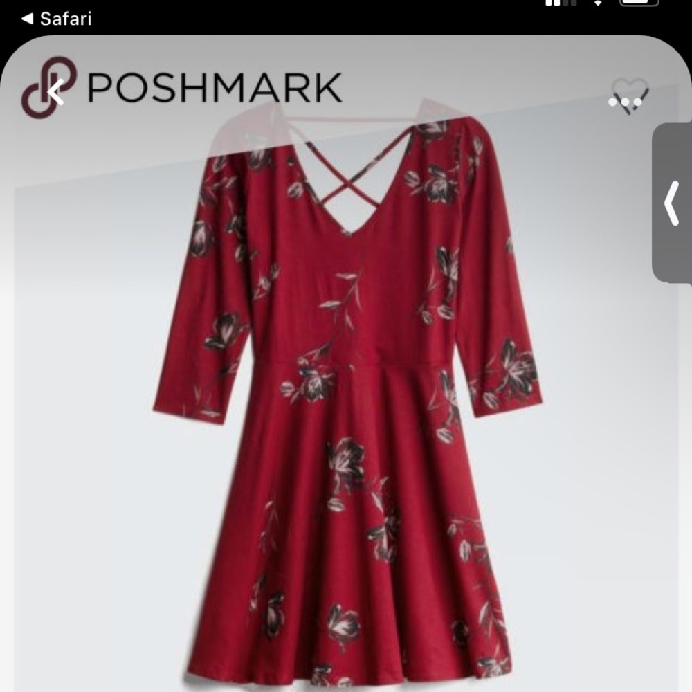 Nine Britton Brushed Knit Floral Dress